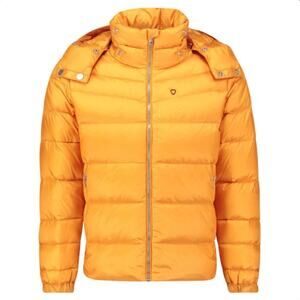 Strellson Stearns Down Puffer Jacket Hooded Orange 48 Medium